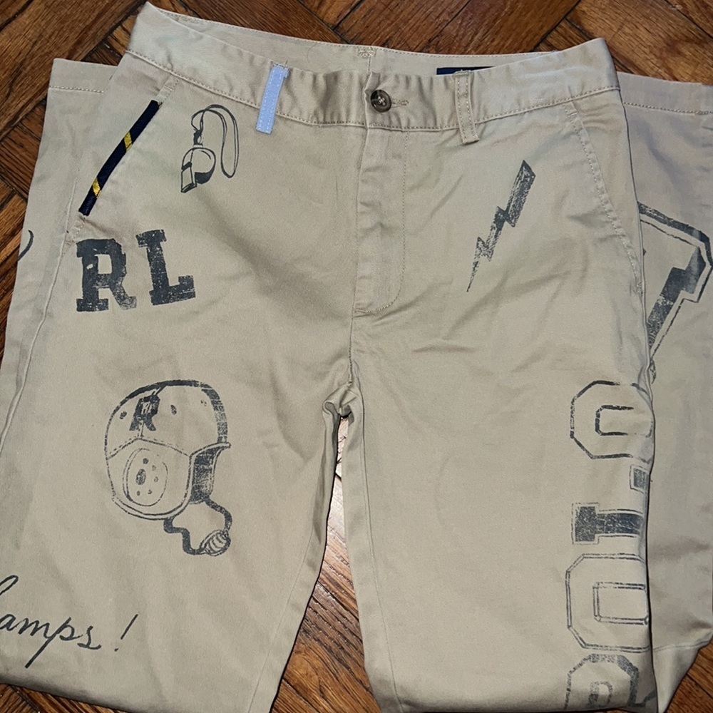 polo khaki pants kids size: 12 - Picture 2 of 5